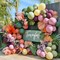 Dusty Pink, Green & Yellow Balloon Garland – Double-Stuffed Sage Green, Olive, Matte Pastel & Plum Balloons for Baby Shower, Birthday, Floral & Fall Party Decorations